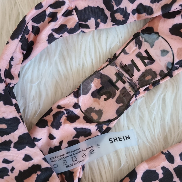 Leopard Bandeau Push-Up Bikini set from Shein - Picture 7 of 7